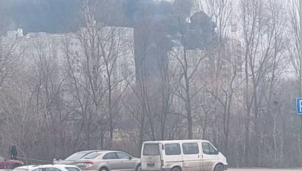 фото задымления в Гомеле