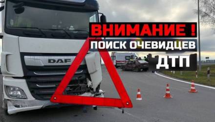 В ДТП на трассе М-5 под Гомелем: ГАИ ищет очевидцев