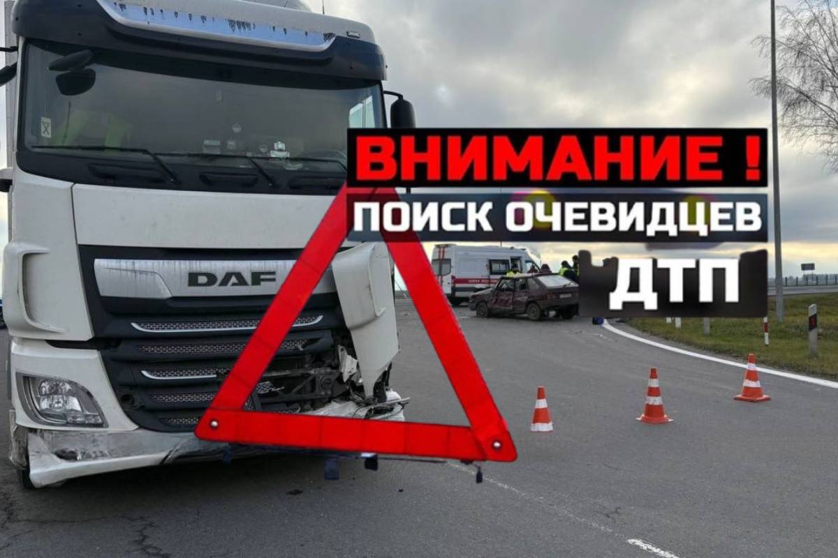 В ДТП на трассе М-5 под Гомелем: ГАИ ищет очевидцев