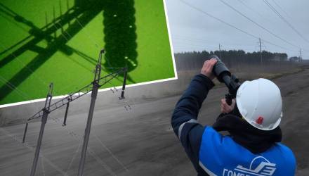 «Филины» проверяют ЛЭП: как в Гомельской области находят скрытые дефекты