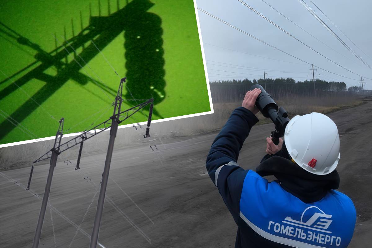 «Филины» проверяют ЛЭП: как в Гомельской области находят скрытые дефекты
