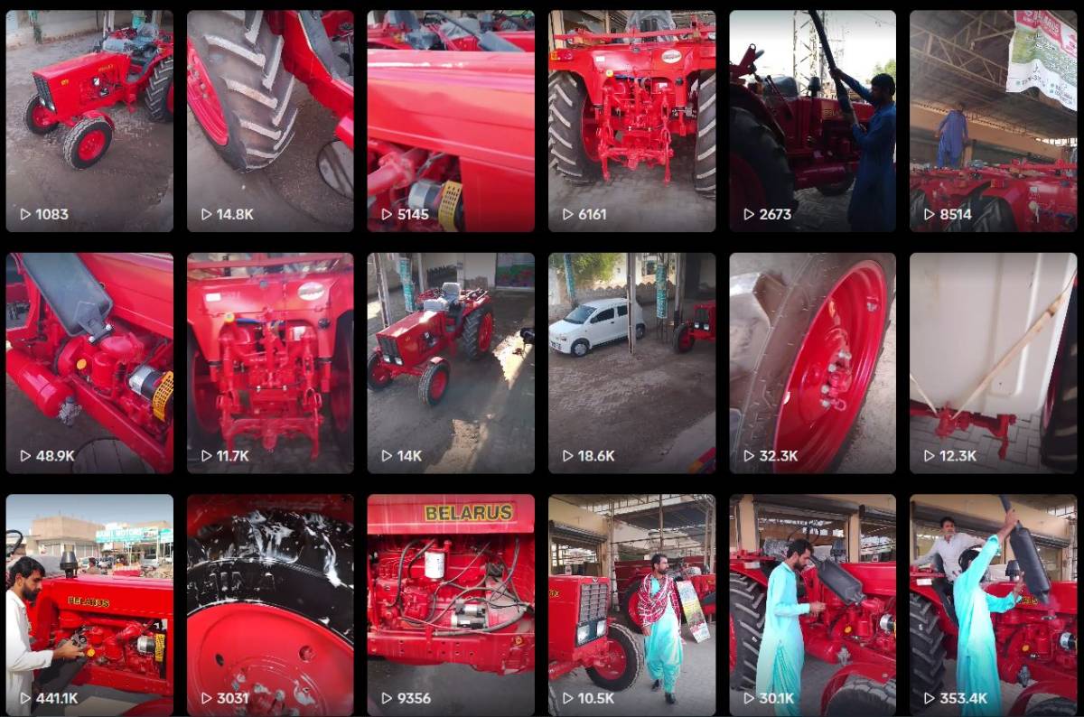 TikTok-каналы показывают любовь к белорусским тракторам