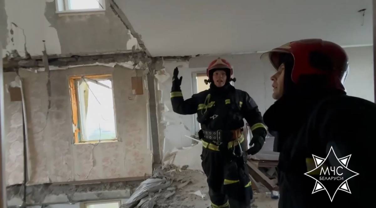 обрушение плит в гомеле