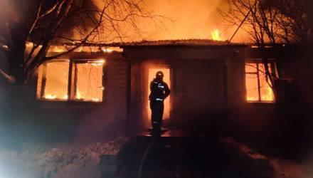 В Буда-Кошелевском районе на пожаре погиб мужчина