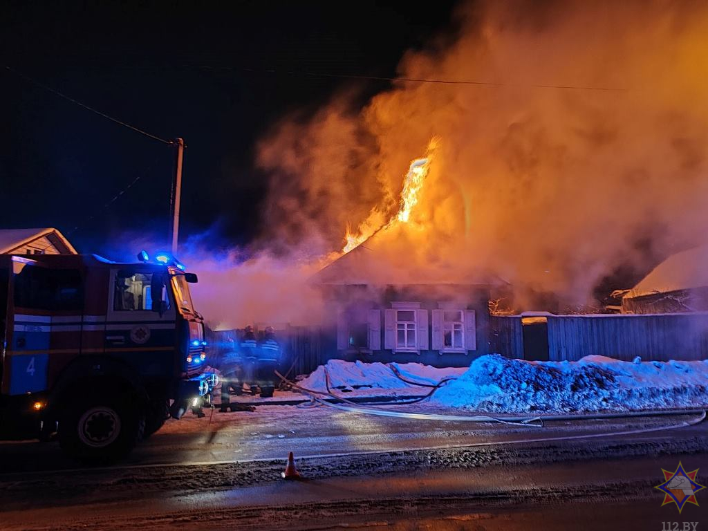 Пожар на улице Быховской в Гомеле унес жизнь пожилой женщины