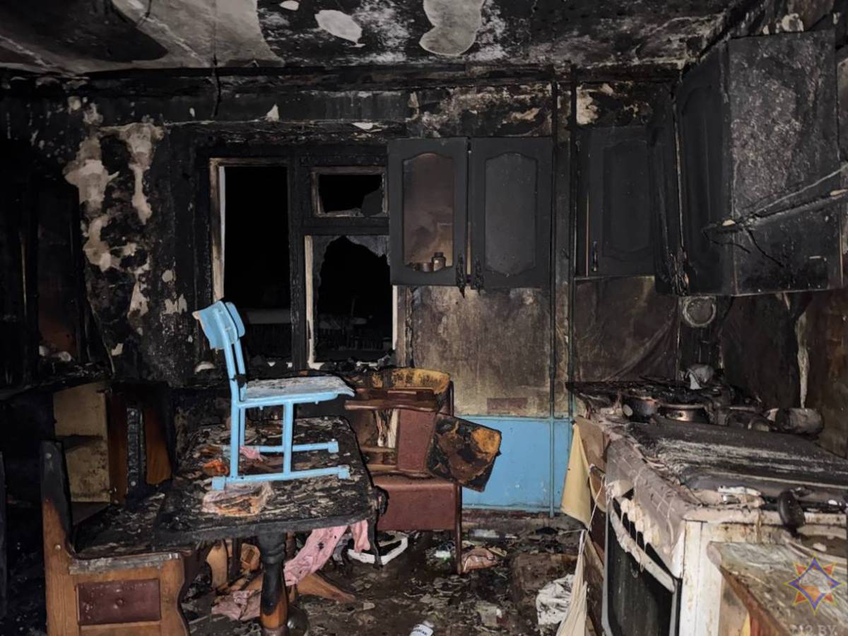 В Гомеле и агрогородке Заширье на пожарах спасены мужчины