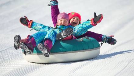 В Гомеле напомнили правила безопасности при катании на тюбингах