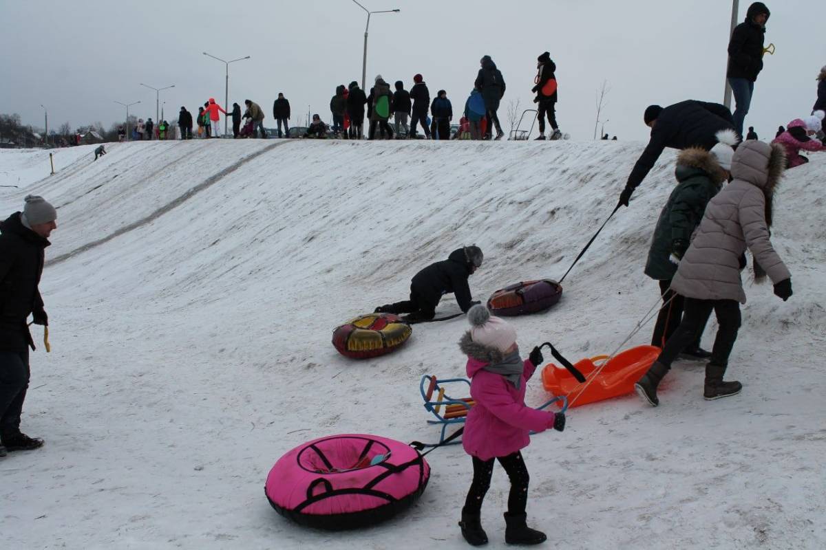 Катание на тюбингах в Гомеле: где безопасно, а где опасно