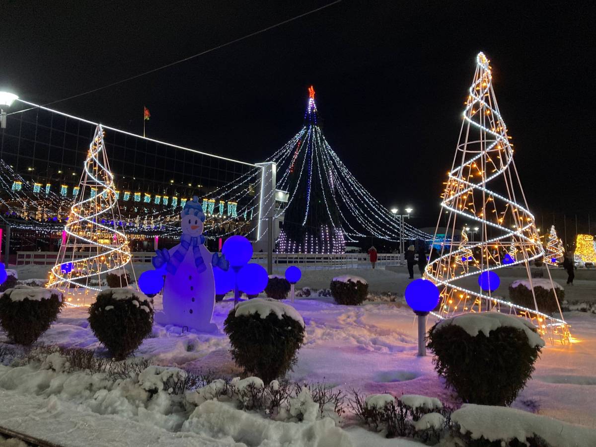 Новый год с хороводами: как жители Гомеля встретили 2026-й