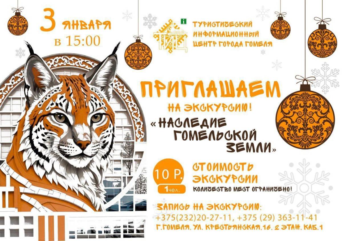 3 января: прогулка по зимнему Гомелю