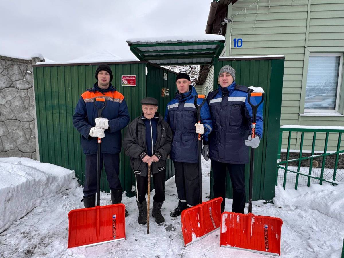 уборка снега в гомеле