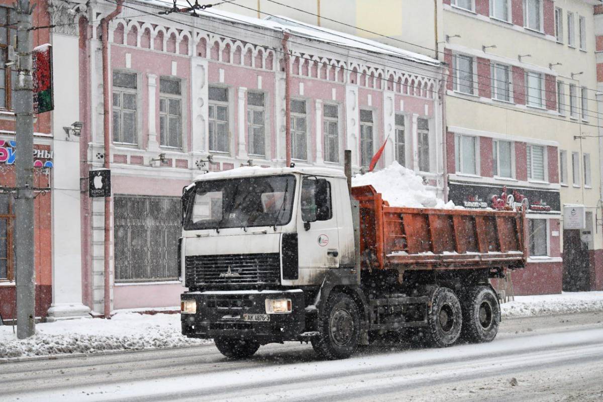Куда в Гомеле вывозят снег и сколько его убрали зимой 2026