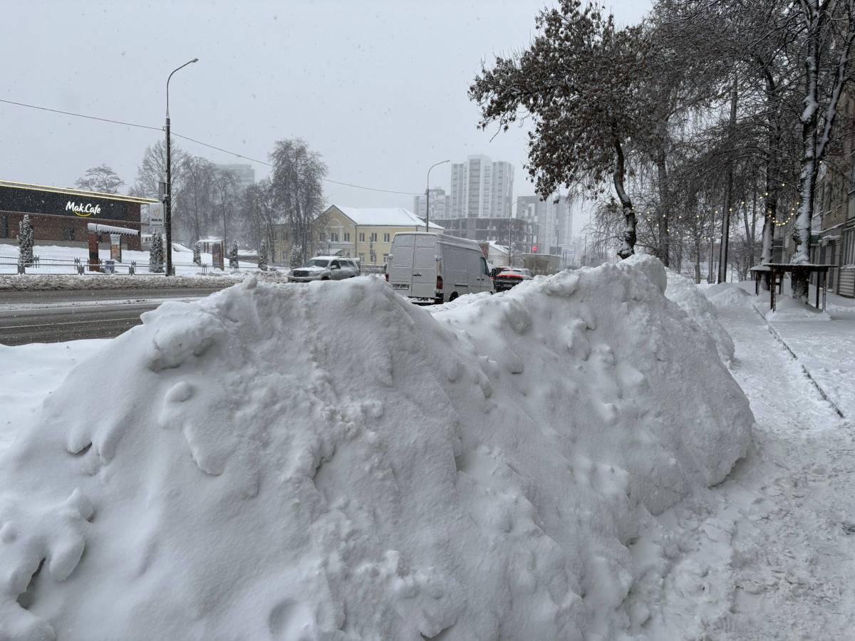 за четыре дня с улиц Гомеля вывезено более 2 000 кубических метров снега