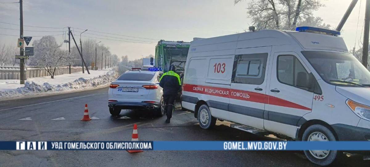 Наезд на пешехода в Гомеле: женщина госпитализирована