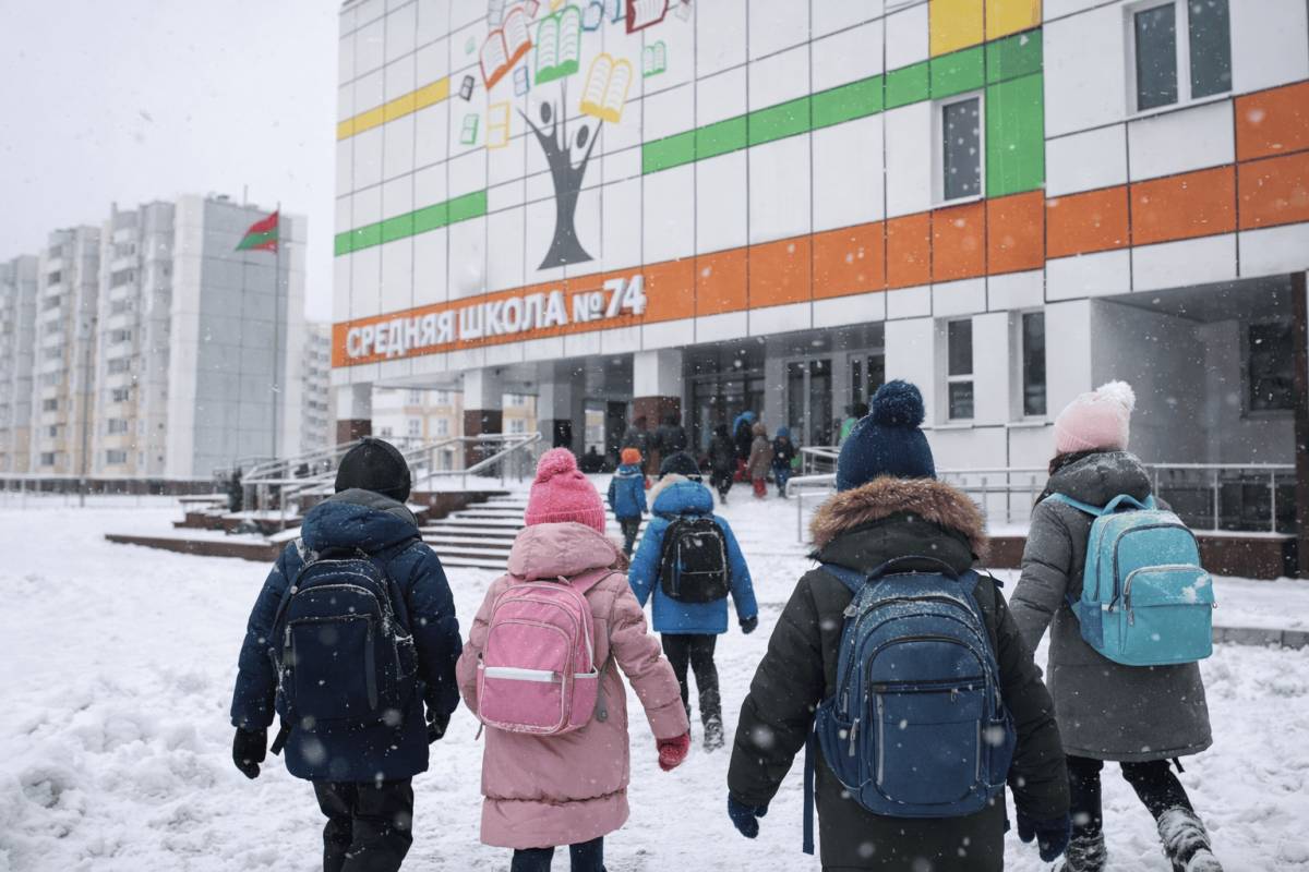 62 % школьников в Беларуси не пошли в школы из-за морозов