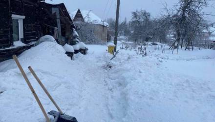В Гомеле напомнили о штрафах за неубранный снег у домов