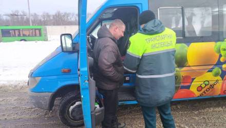 В Гомеле наказали водителей за нарушения перевозки пассажиров