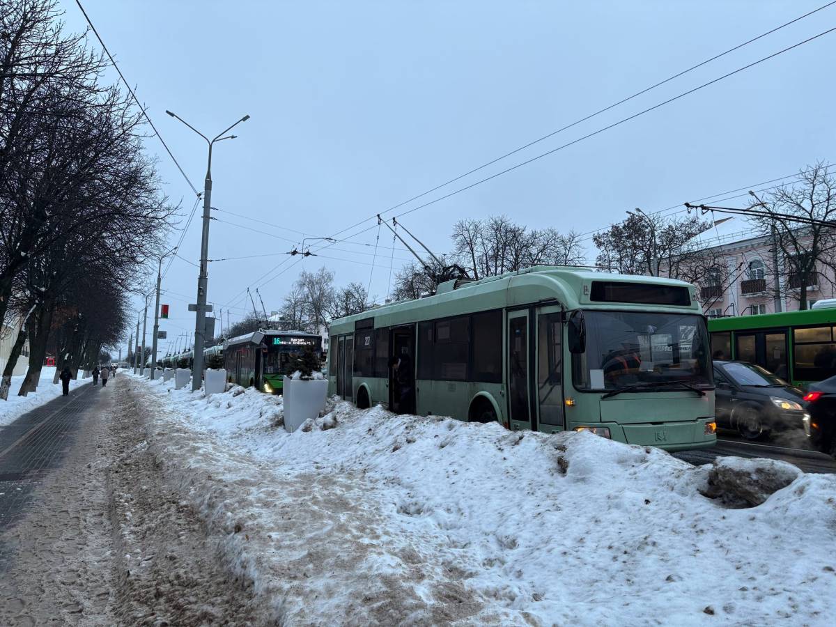 В Гомеле протестируют троллейбус №13