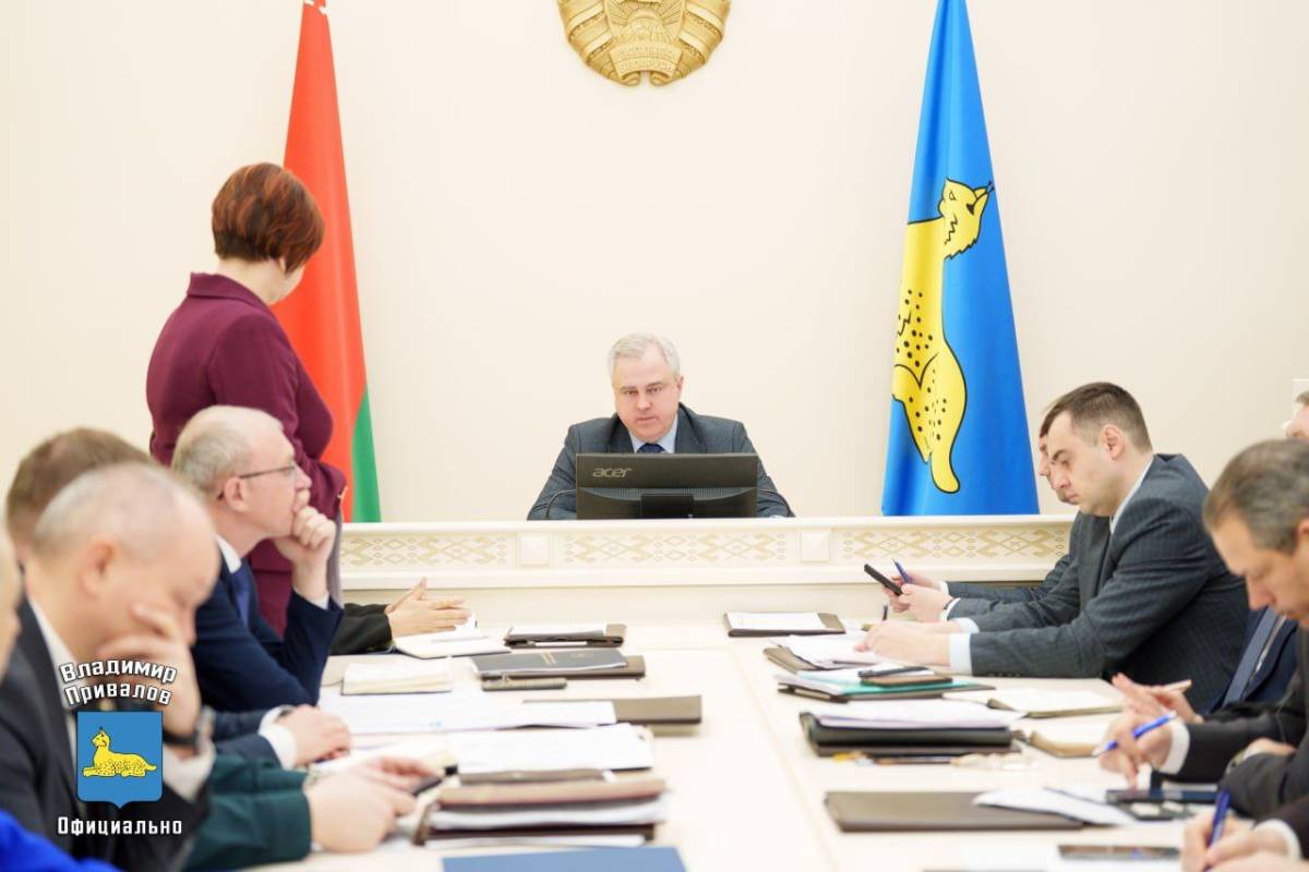 на аппаратном совещании обсудили ситуацию с уровнем воды в реке Сож