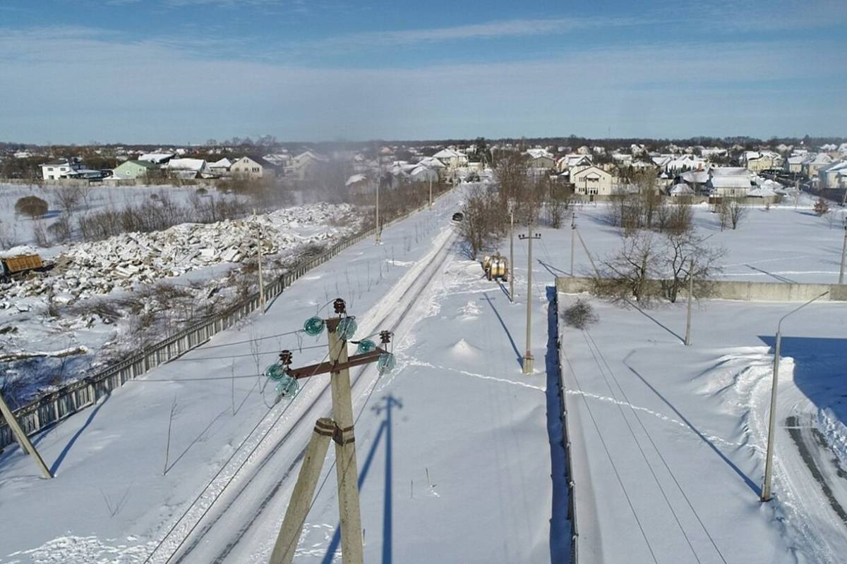 В Гомеле линии 10 кВ обследуют с воздуха