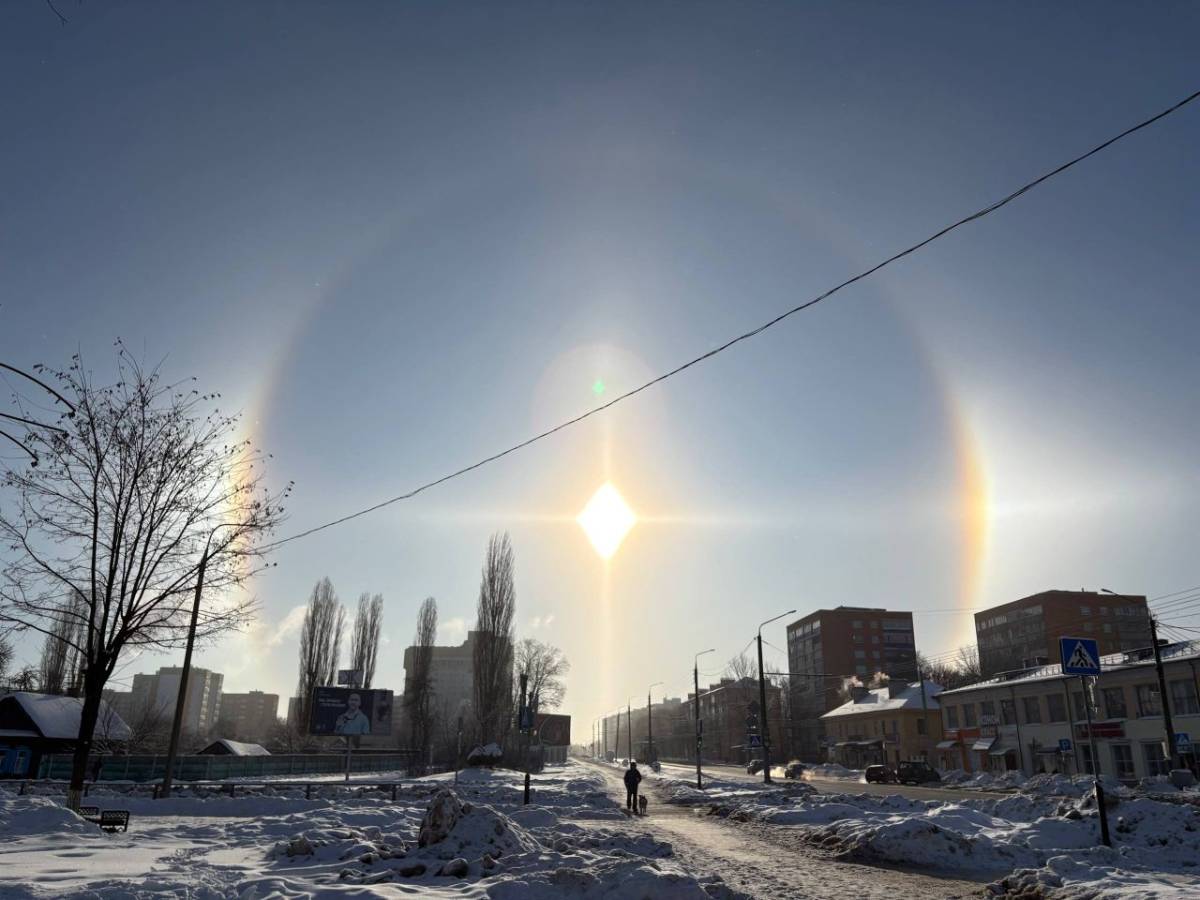 явление гало в Гомеле