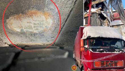 Фура с бытовой техникой загорелась под Гомелем — что произошло