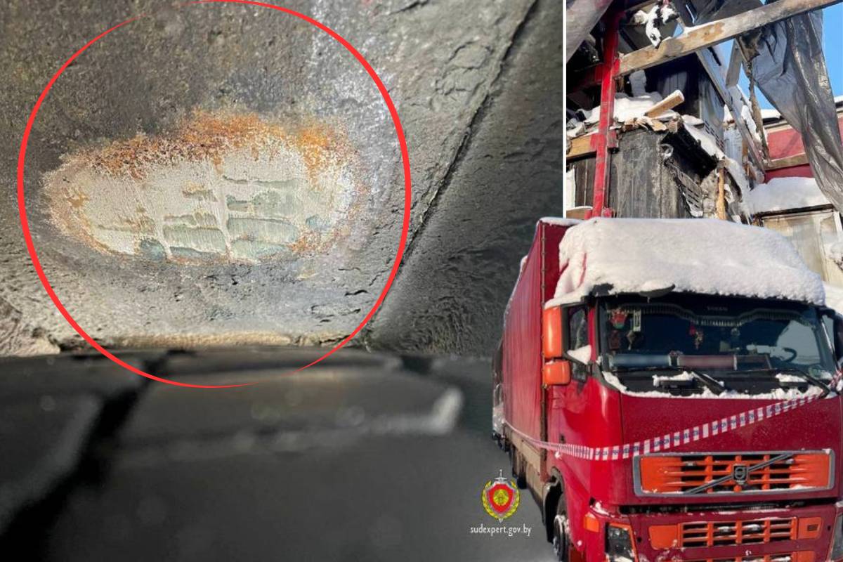 Фура с бытовой техникой загорелась под Гомелем — что произошло