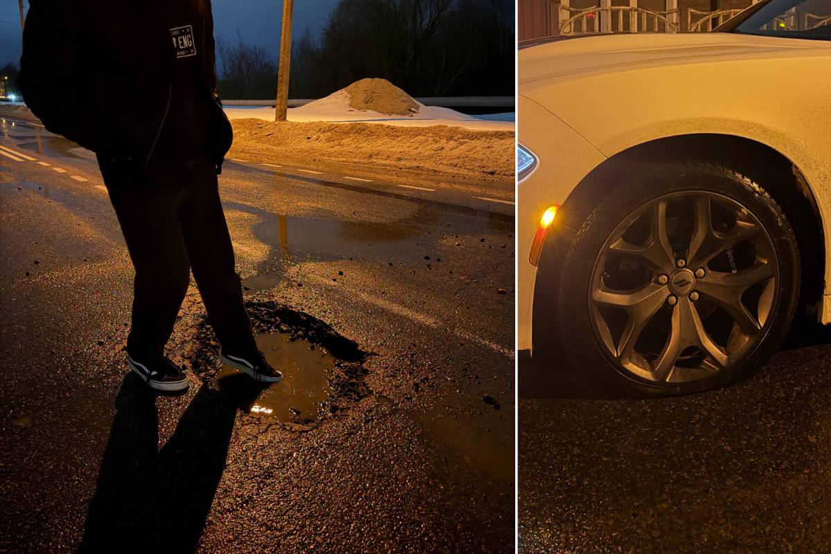 Водители жалуются на выбоины в Гомеле: что делать, если пробили колесо