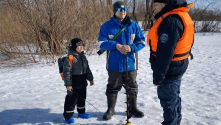 Водоёмы Гомеля под усиленным контролем из-за таяния льда