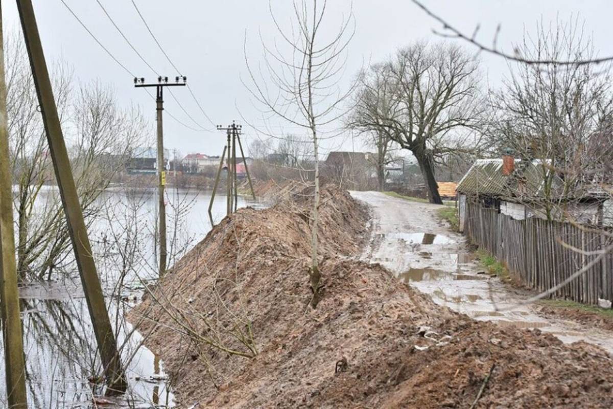 Более 12 тысяч гомельчан защитят новые дамбы