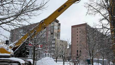 На Гомельском заводе производят плиты для пострадавшего дома на Косарева