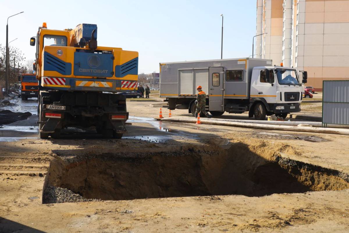 Проблемный участок находится в районе дома №105.