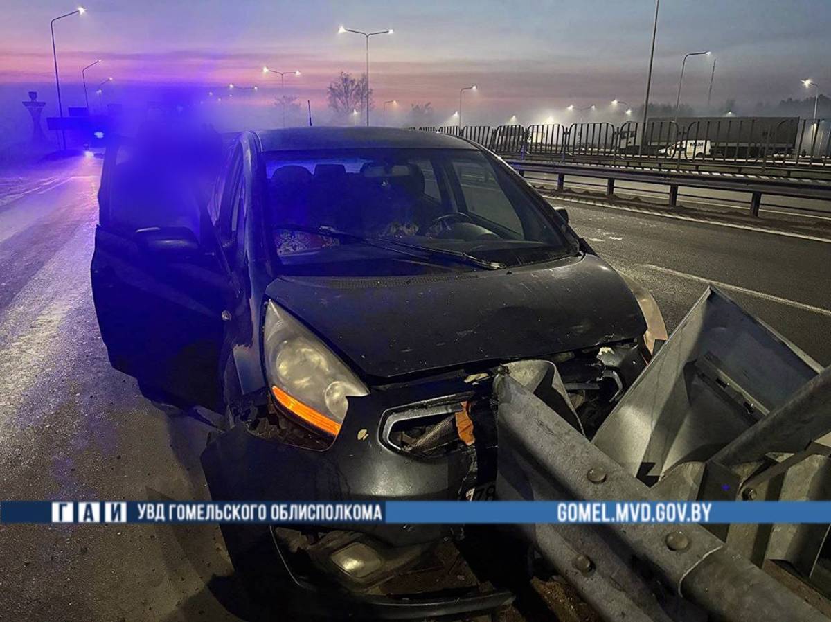 ДТП на трассе М-5: в Жлобинском районе пострадал водитель