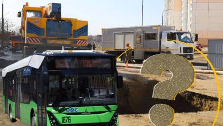 В Гомеле на месяц перекрыли улицу Головацкого: меняется маршрут автобуса №28