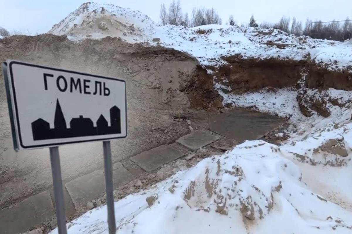 В Гомеле строят дамбы с шлюзом для байдарочников