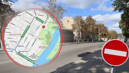 Улицу Пролетарскую в Гомеле перекроют на выходные