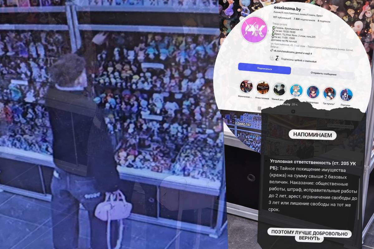 «Безвозмездный шопинг»? В Гомеле ищут посетителей, забравших товары