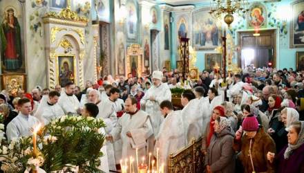 В Гомеле православные встретили Светлое Христово Воскресение