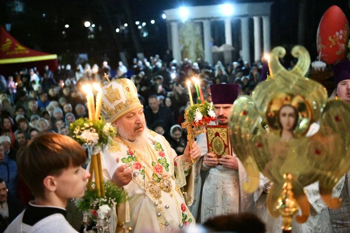 В Гомеле православные встретили Светлое Христово Воскресение