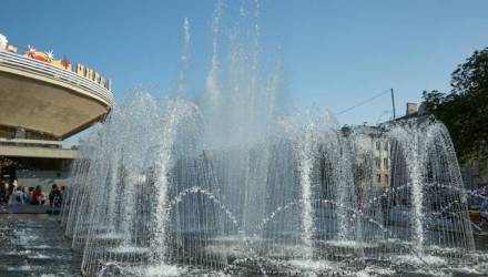 В Гомеле в пятницу заработают фонтаны