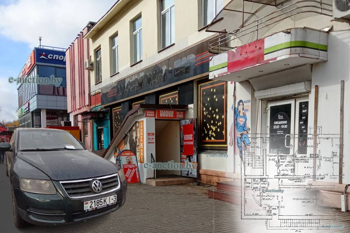 В Гомеле выставили на торги помещение в центре и Volkswagen Touareg