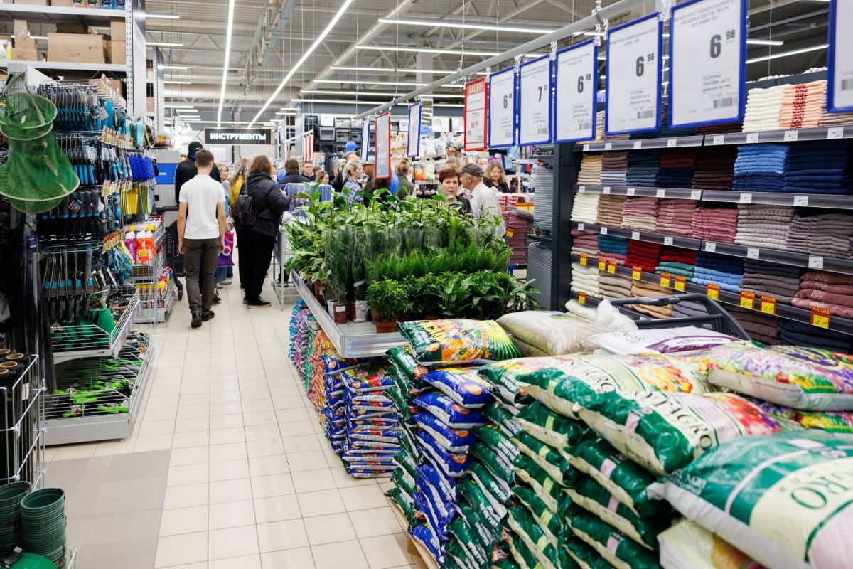 Нашумевшие туи за 8,99 и кресла за 39,9. В ОМА разметают товары по суперценам