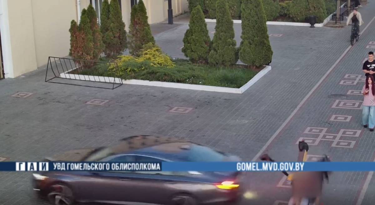 ДТП с электросамокатом произошло на улице Советской в Гомеле