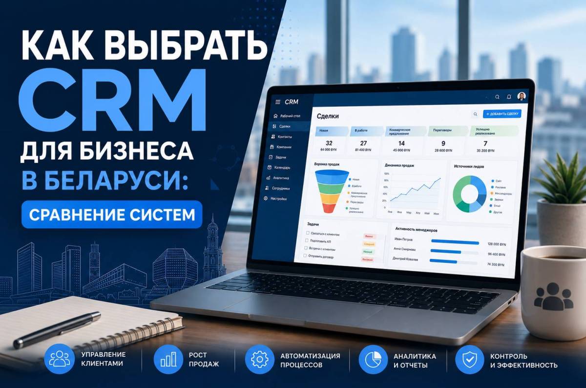 Как выбрать CRM для бизнеса в Беларуси: сравнение систем