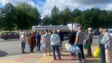 Жлобин из-за аварии на водозаборе остался без воды