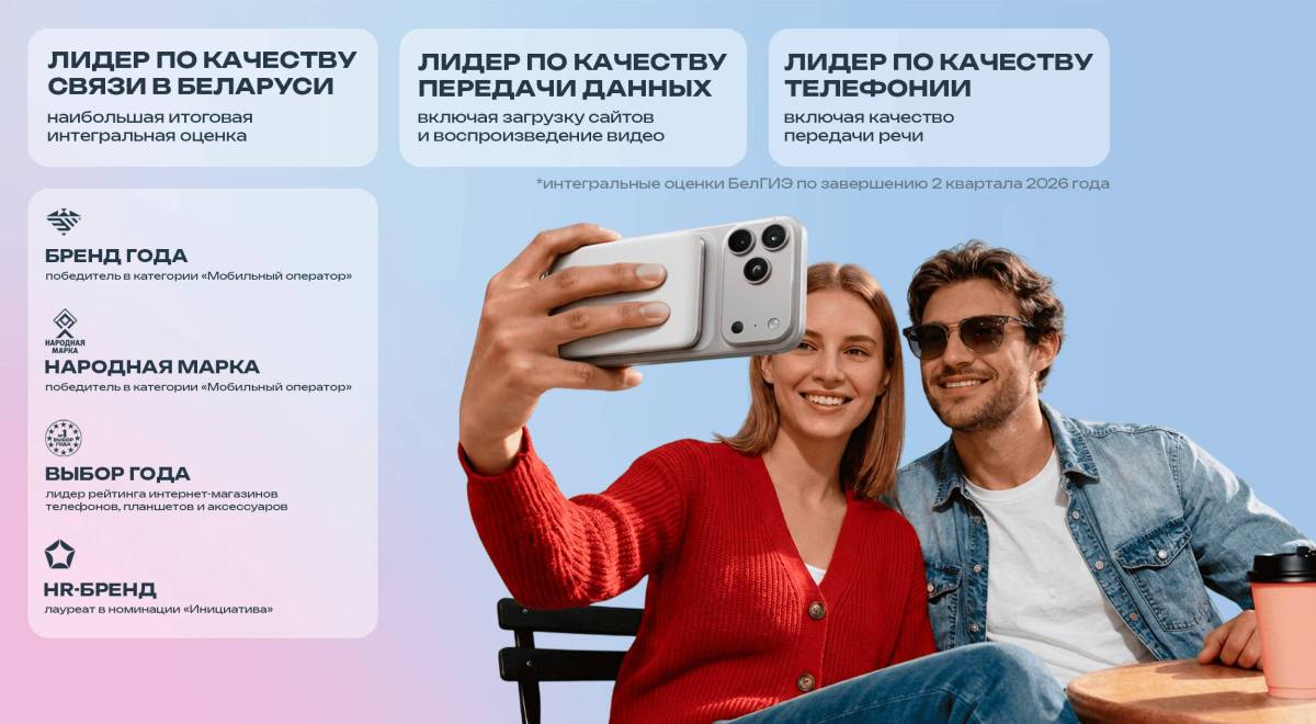 Высокие результаты в независимых рейтингах дополняются признанием со стороны белорусов.