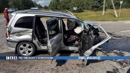 В Лоевском районе МАЗ въехал в Opel, погиб мужчина