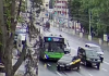 В Гомеле смелый маневр таксистки привел к ДТП