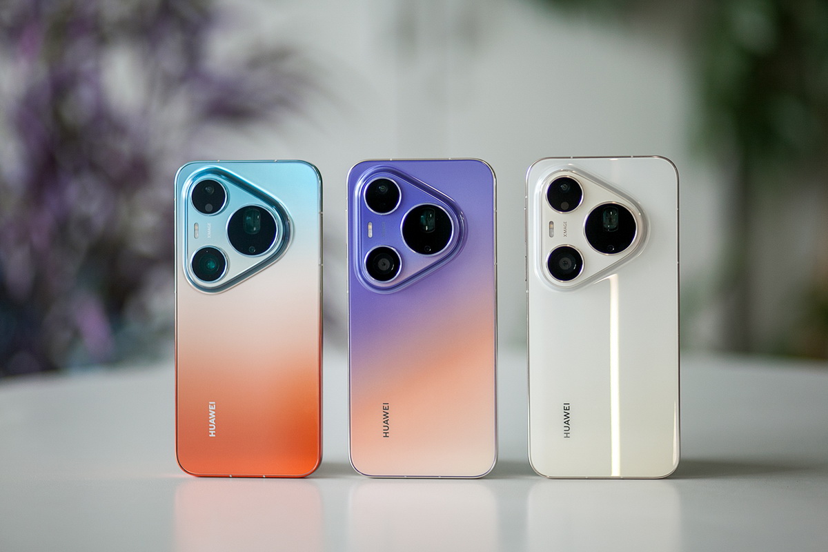 Huawei Pura 90s Pro Max выпускается в пудрово-розовом, оранжево-голубом, бежево-фиолетовом и графитово-черном цветах.