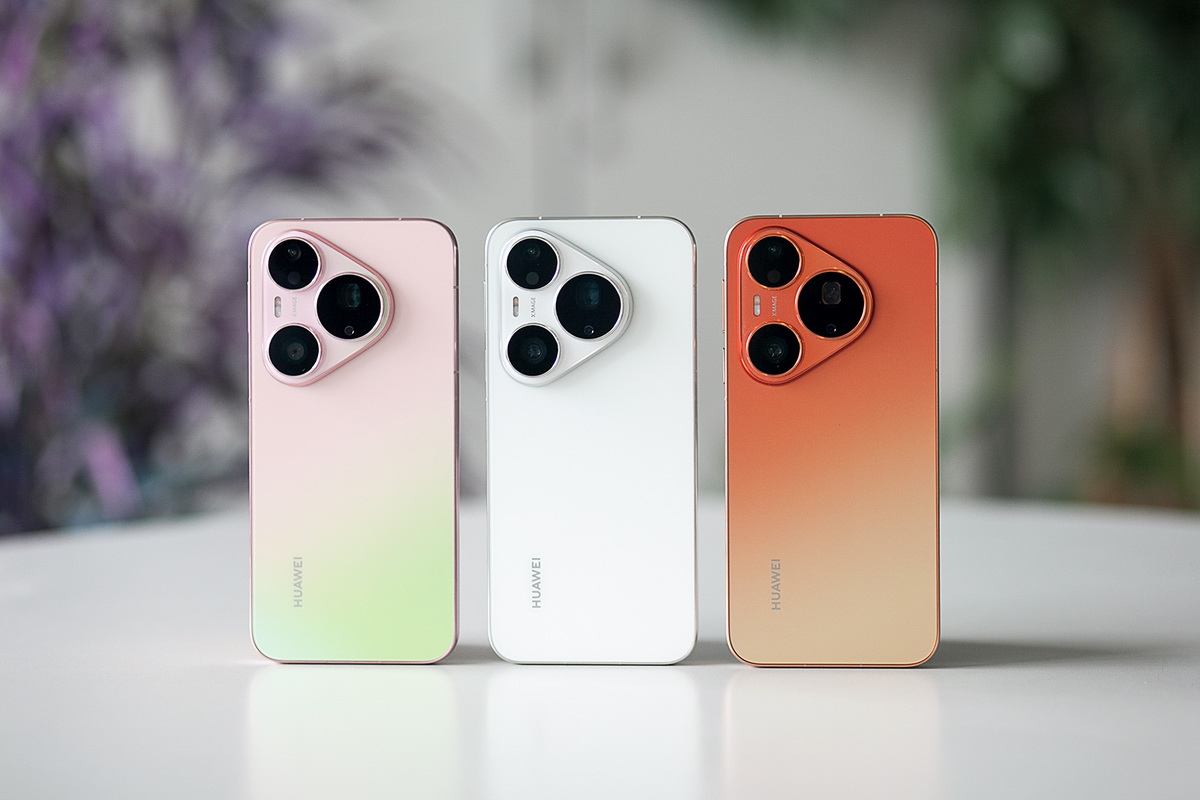 Базовая модель линейки Huawei Pura 90s Pro доступна в оранжевом, розово-зеленом, белом и черном цветах.